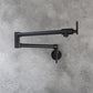 Pot Filler Faucet Wall Mount Matte Black