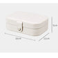 Portable Jewelry Box Jewelry Organizer Display Travel Jewelry Case Boxes Button Leather Storage Zipper Jewelers Joyero