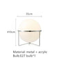 Garrault  Delord Floor Lamp Chrome Metal White Acrylic Ball Floor Light Living Room Hotel Room Sofa  Decoration Lamp