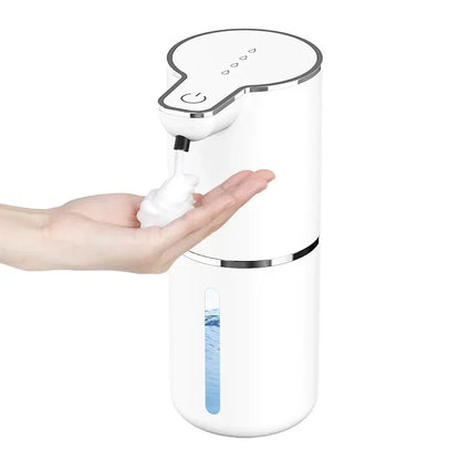Waterproof Automatic Soap Dispenser 350ml Foaming Soap Dispenser Type C Rechargeable Electric  Adjustable Foam Soap Dispenser