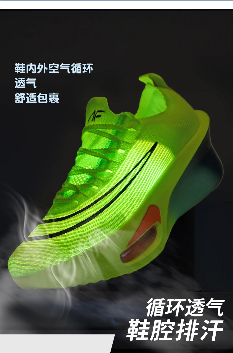 Air cushion Running Shoes Marathon Speciality Men Sports Breathable Lightweight Women's Comfortable Athletic Nonskid Sneakers