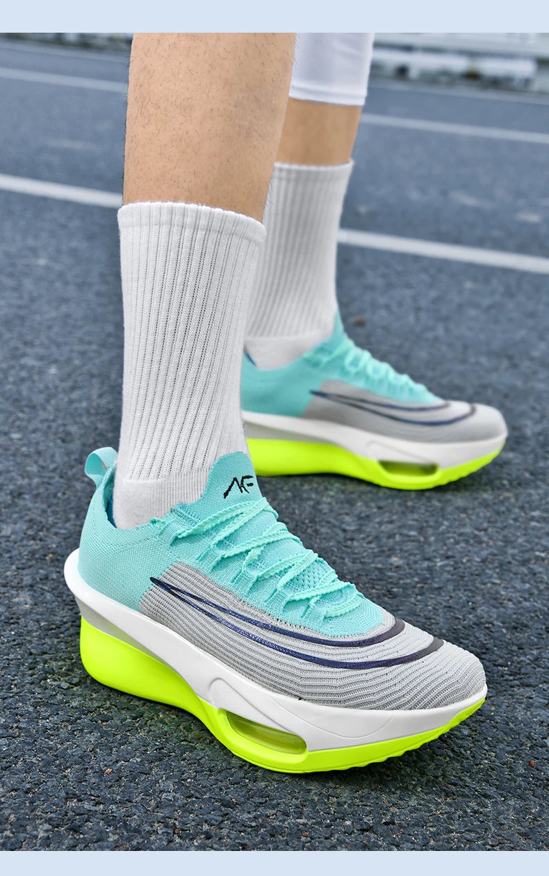 Air cushion Running Shoes Marathon Speciality Men Sports Breathable Lightweight Women's Comfortable Athletic Nonskid Sneakers