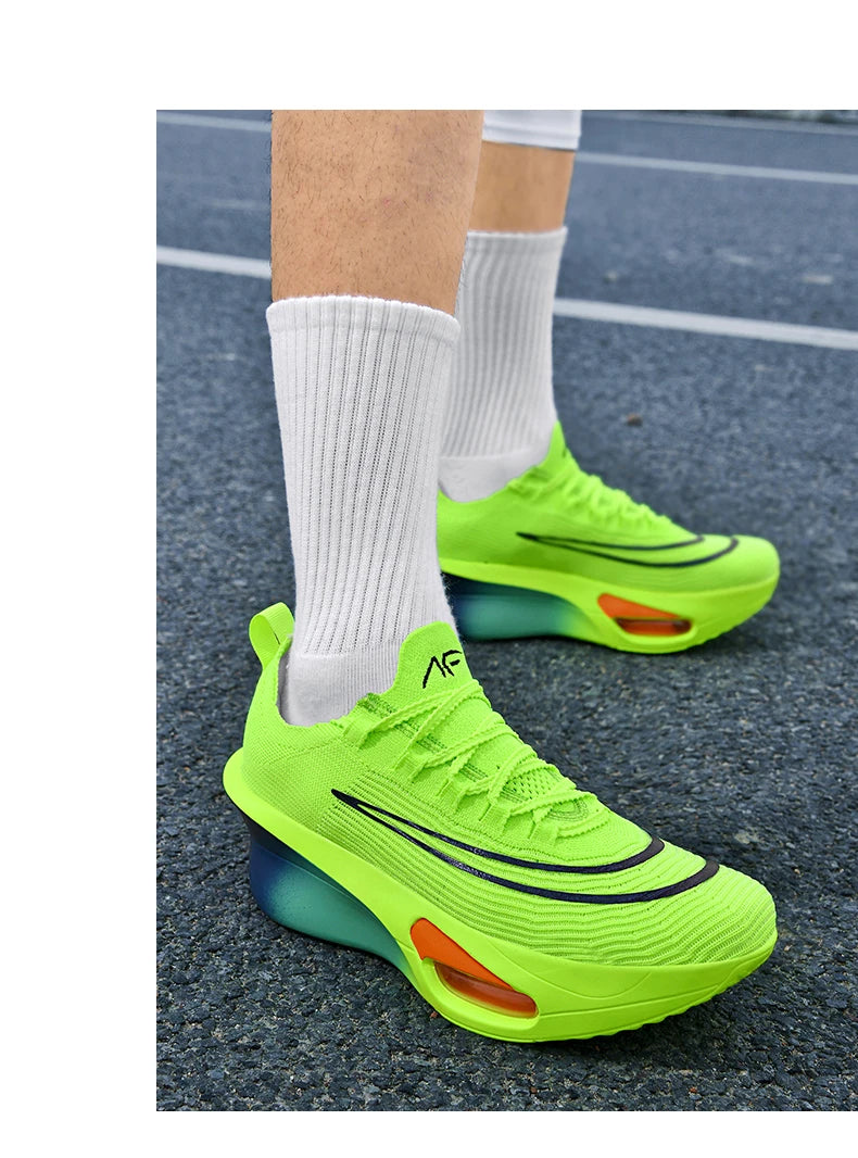 Air cushion Running Shoes Marathon Speciality Men Sports Breathable Lightweight Women's Comfortable Athletic Nonskid Sneakers