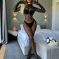 Women's Sexy Backless Jumpsuits Top See Through Full Sleeve Bodysuit  Fashion Rompers Activewear Party Nightclub Costume