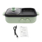 Electric Hot Pot With Grill Area Multi-purpose Hot Pot 2-In-1 Dual Temperature Control