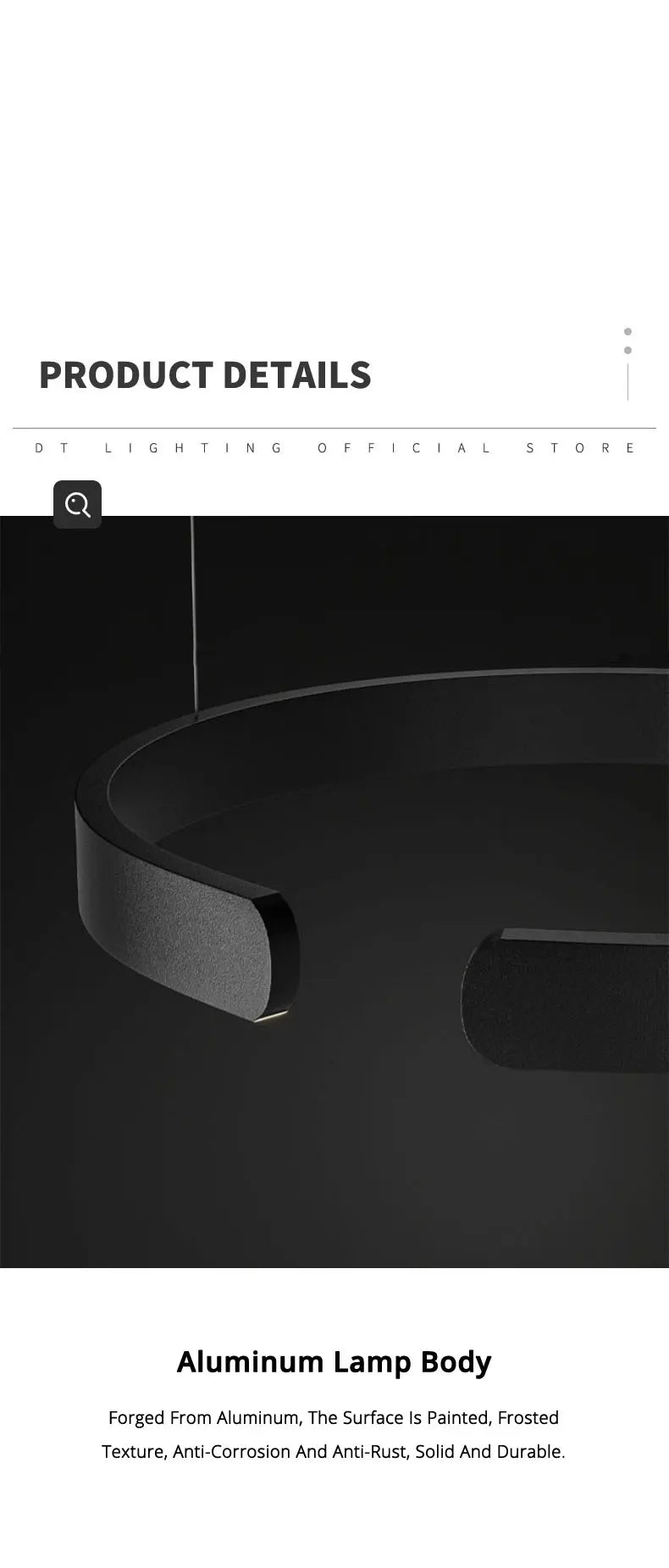 Nordic Led Ring Chandelier Modern Design Rose Gold Black White and Gold Lamp For Living Room Staircase Hotel Kitchen Bar Lights