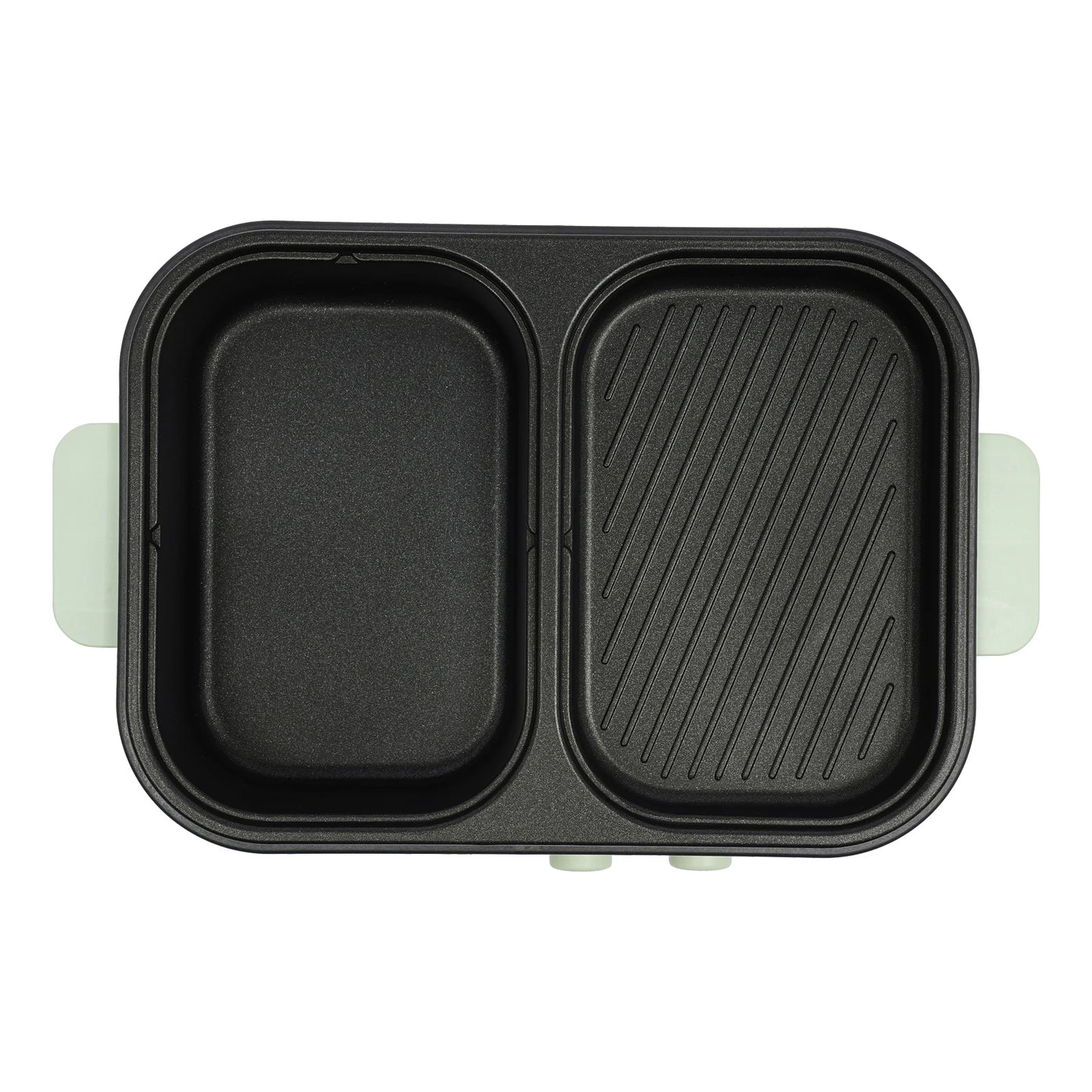 Electric Hot Pot With Grill Area Multi-purpose Hot Pot 2-In-1 Dual Temperature Control