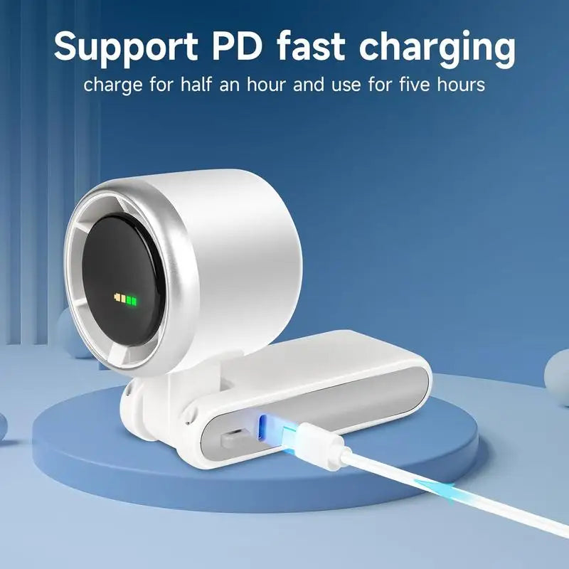 2025 Popular Portable Handheld Turbo Fan, 5 Gear Wind Hand Fan, Handheld Fan, Portable Mini Hand Fans, USB Rechargeable Turbo Fa