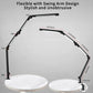 LED Desk Lamp with Clamp Flexible 4 sections Swing Arm Three light sources desk light, 4 Color Modes & 5 Brightness