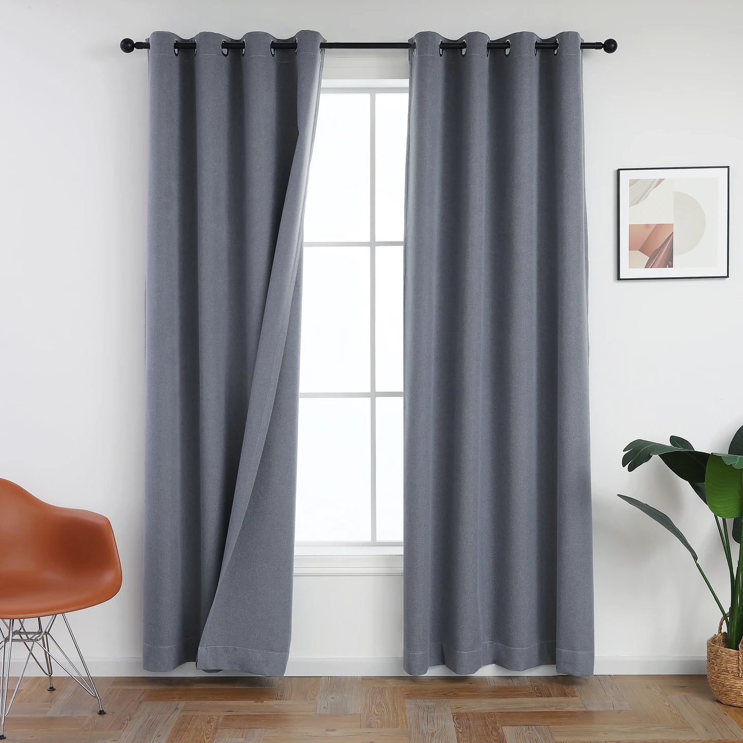 310cm Height Custom Made 100% Blackout Soundproof Curtain Blackout Faux Linen Curtains For Bedroom Living Room Drapes Window