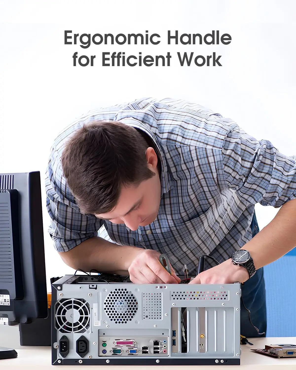 51 In 1 Precision Screwdriver Set, With 48 Magnetic Bits Torx Hex Screwdriver For, Laptop, PC, Watch, Glass