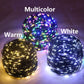 1PCS 500/1000LED Fairy String Lights Christmas Garland Outdoor Decor Lights Waterproof With Remote For Tree Street Wedding Party