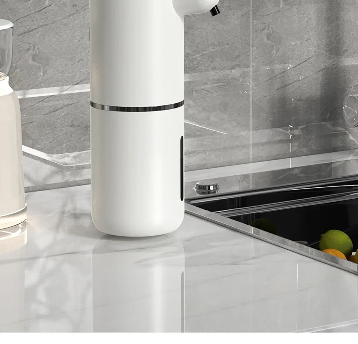 Waterproof Automatic Soap Dispenser 350ml Foaming Soap Dispenser Type C Rechargeable Electric  Adjustable Foam Soap Dispenser