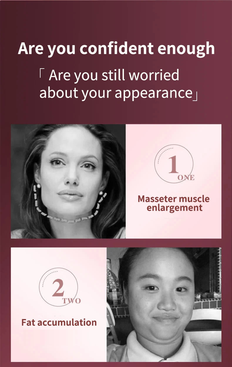 LED Photon Therapy Facial Slimming Vibration Massager Facial Lifting Device Facial Heated Double Chin V Face Vibration Massager