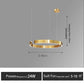 Nordic Led Ring Chandelier Modern Design Rose Gold Black White and Gold Lamp For Living Room Staircase Hotel Kitchen Bar Lights