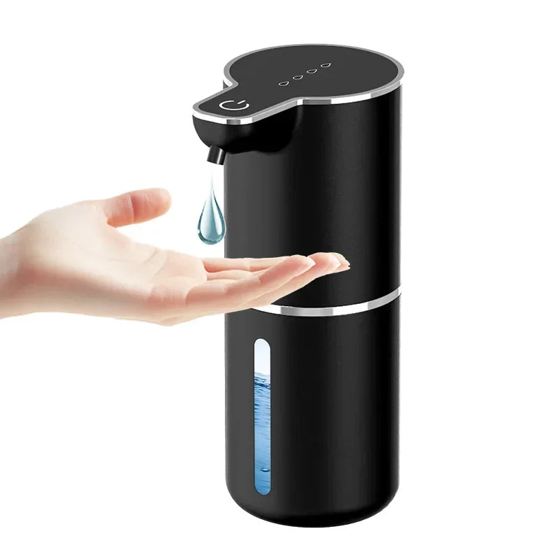 Waterproof Automatic Soap Dispenser 350ml Foaming Soap Dispenser Type C Rechargeable Electric  Adjustable Foam Soap Dispenser