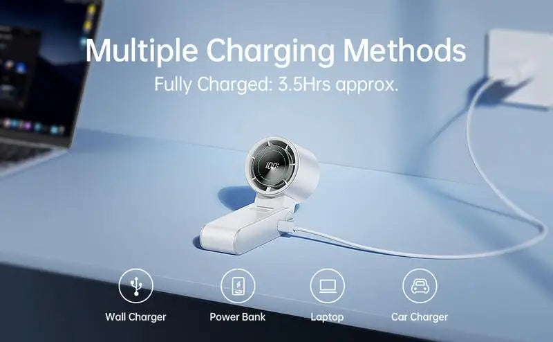 2025 Popular Portable Handheld Turbo Fan, 5 Gear Wind Hand Fan, Handheld Fan, Portable Mini Hand Fans, USB Rechargeable Turbo Fa