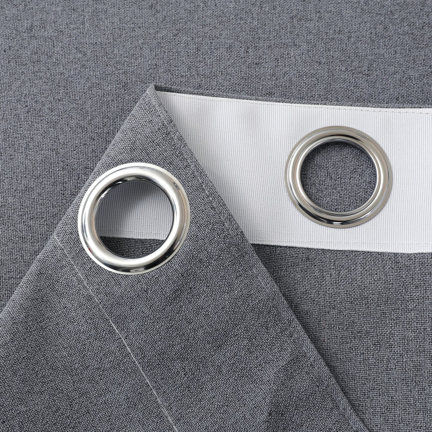 310cm Height Custom Made 100% Blackout Soundproof Curtain Blackout Faux Linen Curtains For Bedroom Living Room Drapes Window