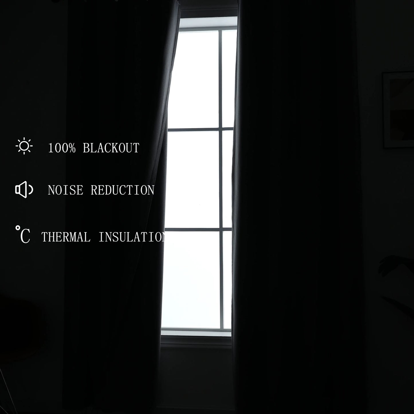 310cm Height Custom Made 100% Blackout Soundproof Curtain Blackout Faux Linen Curtains For Bedroom Living Room Drapes Window