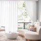 Asazal White Tulle High Quality Thick Yarn Luxury Chiffon Window Curtains For Bedroom Villa Opaque Drapes Living Room Decoration