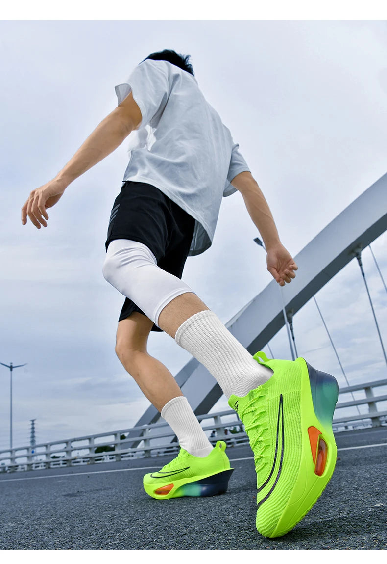 Air cushion Running Shoes Marathon Speciality Men Sports Breathable Lightweight Women's Comfortable Athletic Nonskid Sneakers