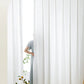 Asazal White Tulle High Quality Thick Yarn Luxury Chiffon Window Curtains For Bedroom Villa Opaque Drapes Living Room Decoration
