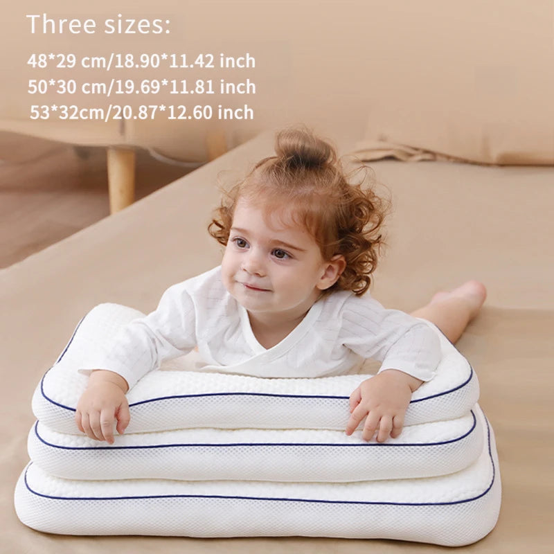 Kids Pillow Four-Season Universal Pillow for Babies Breathable Pillow Specially for Kindergarten Primary School Students
