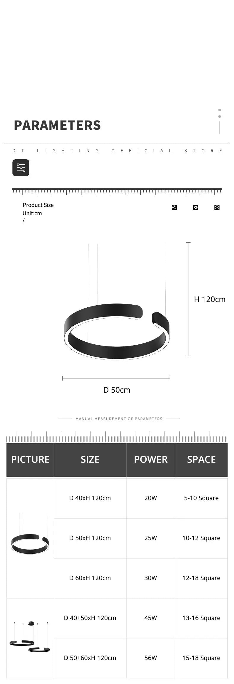 Nordic Led Ring Chandelier Modern Design Rose Gold Black White and Gold Lamp For Living Room Staircase Hotel Kitchen Bar Lights