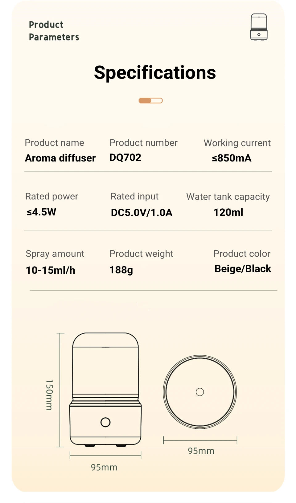 Candlelight Fire Flame Aromatherapy Essential oil Diffuser for Home Room Fragrance Ultrasonic  Air Humidifier USB Aroma Diffuser