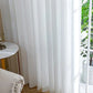Asazal White Tulle High Quality Thick Yarn Luxury Chiffon Window Curtains For Bedroom Villa Opaque Drapes Living Room Decoration