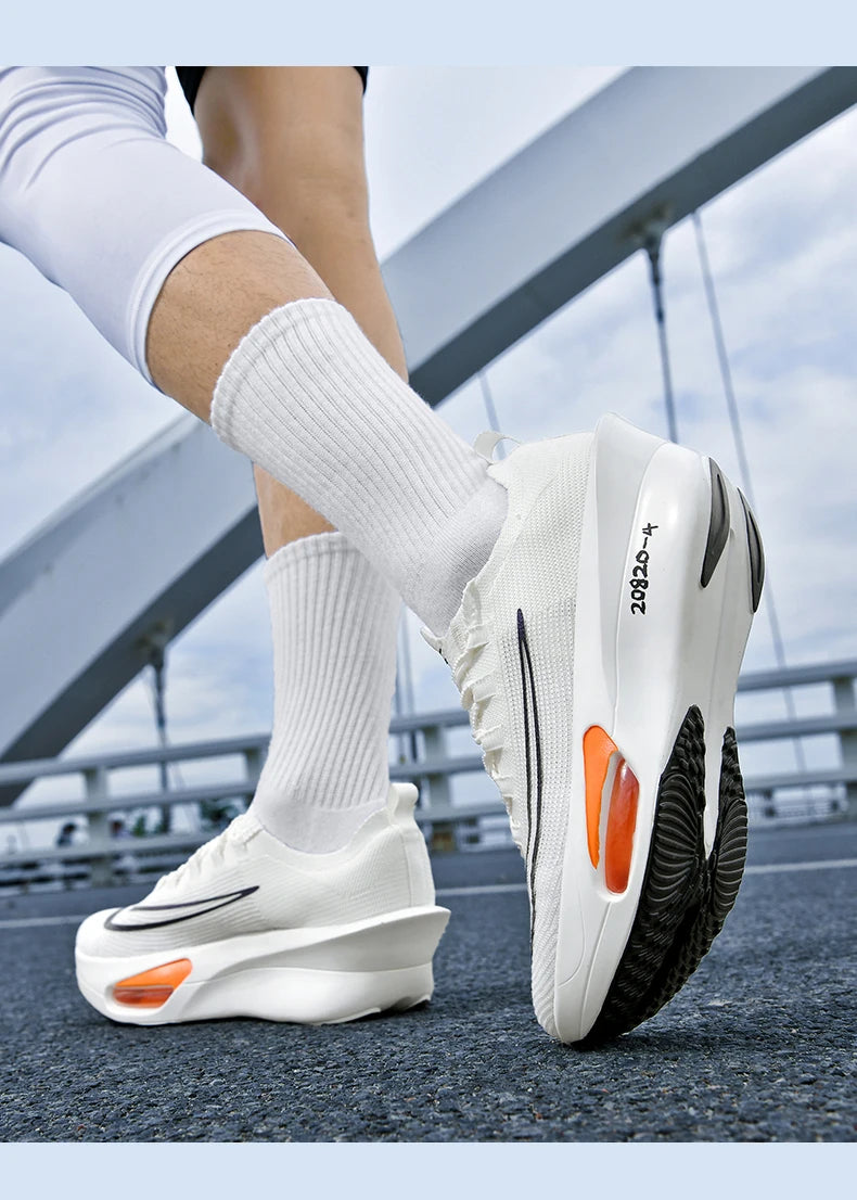 Air cushion Running Shoes Marathon Speciality Men Sports Breathable Lightweight Women's Comfortable Athletic Nonskid Sneakers