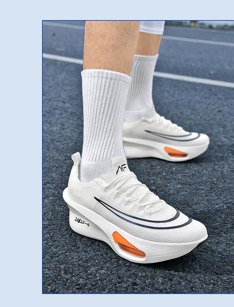 Air cushion Running Shoes Marathon Speciality Men Sports Breathable Lightweight Women's Comfortable Athletic Nonskid Sneakers