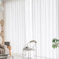 Asazal White Tulle High Quality Thick Yarn Luxury Chiffon Window Curtains For Bedroom Villa Opaque Drapes Living Room Decoration