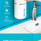 Waterproof Automatic Soap Dispenser 350ml Foaming Soap Dispenser Type C Rechargeable Electric  Adjustable Foam Soap Dispenser