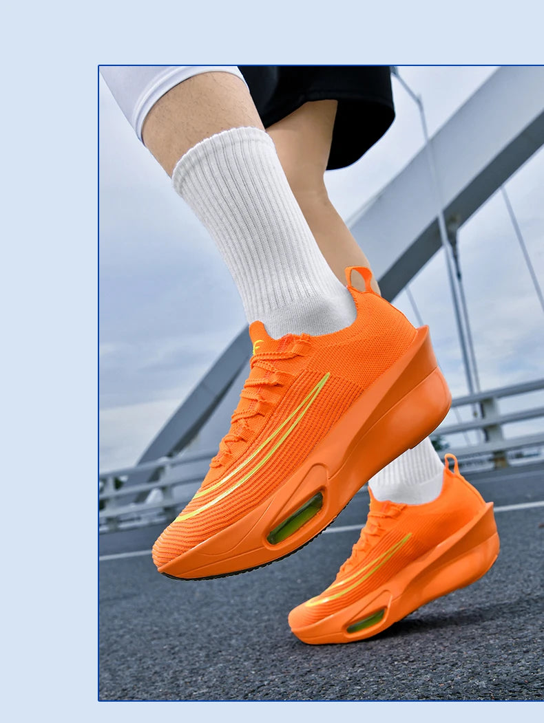 Air cushion Running Shoes Marathon Speciality Men Sports Breathable Lightweight Women's Comfortable Athletic Nonskid Sneakers