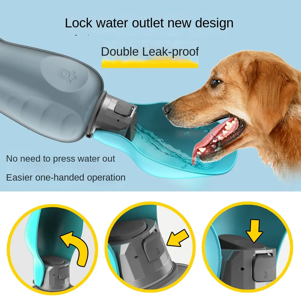 Pet Water Cup, Dog Portable Water Bottle, Outdoor Leaf Shape, Dog Walking Folding Drinking Water Bottle