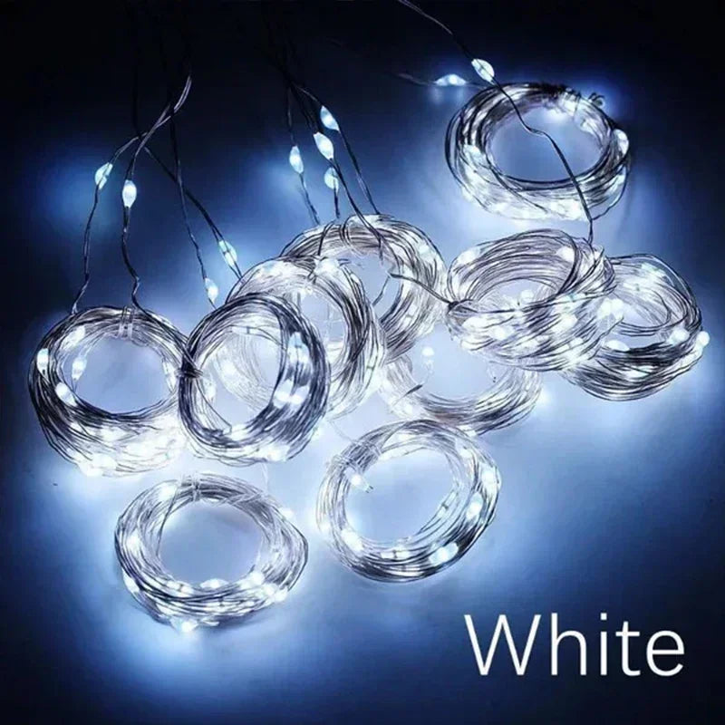3M USB LED Curtain Garland – Fairy Lights for Christmas, Garden, and Events