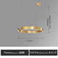 Nordic Led Ring Chandelier Modern Design Rose Gold Black White and Gold Lamp For Living Room Staircase Hotel Kitchen Bar Lights