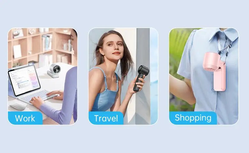 2025 Popular Portable Handheld Turbo Fan, 5 Gear Wind Hand Fan, Handheld Fan, Portable Mini Hand Fans, USB Rechargeable Turbo Fa