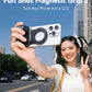 Magnetic Phone Camera Shoot Hand Grip Phone Holder Shooting Aid Remote Control Handle for Iphone HUAWEI SAMSUNG Phone