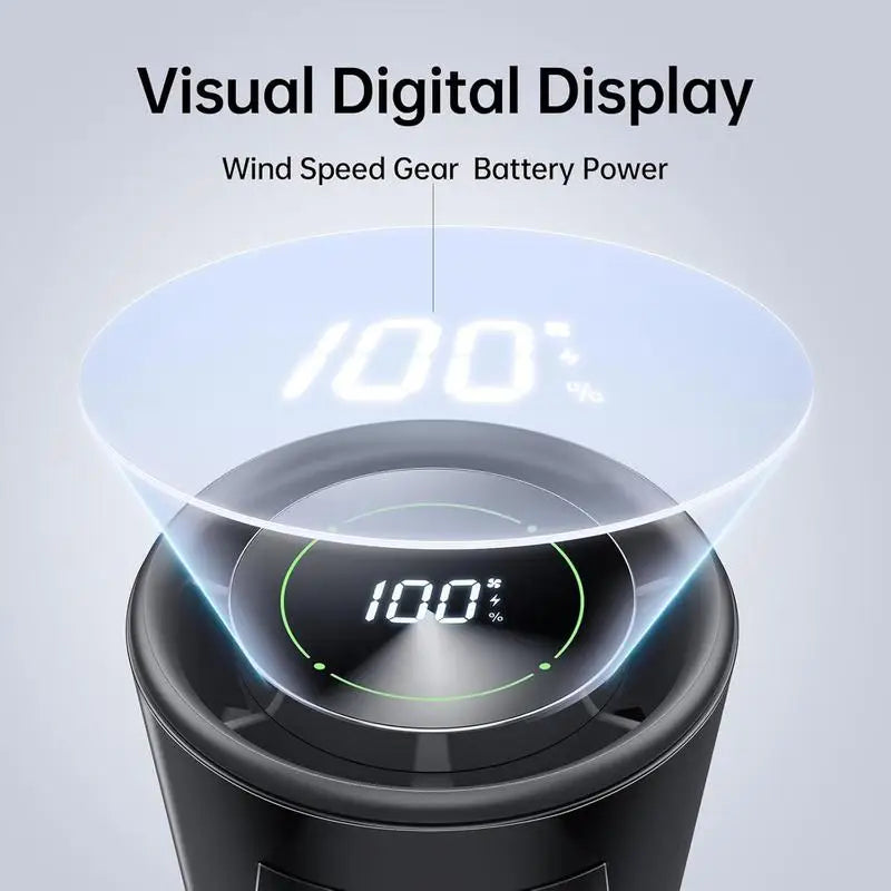 2025 Popular Portable Handheld Turbo Fan, 5 Gear Wind Hand Fan, Handheld Fan, Portable Mini Hand Fans, USB Rechargeable Turbo Fa