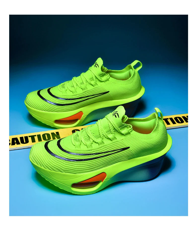 Air cushion Running Shoes Marathon Speciality Men Sports Breathable Lightweight Women's Comfortable Athletic Nonskid Sneakers