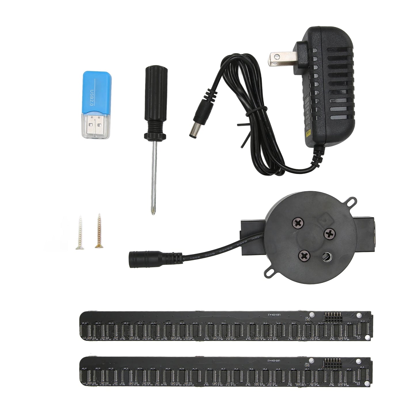 3D Hologram Fan 16.5in 2000x224 WiFi 3D Projector with 224 LED Light Beads for Business Store Advertising