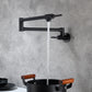 Pot Filler Faucet Wall Mount Matte Black